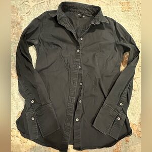 Black Banana republic button down top size 2